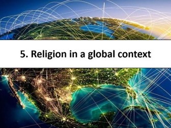 L5. Religion in a global context (Sociology, Beliefs in Society)