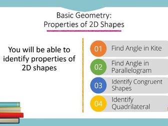 Properties of 2D Shapes Powerpoint (Foundation GCSE)