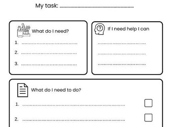 Task Planner for SEND students to promote independence
