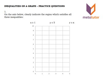 Metatutor Graphical Inequalities Worksheet