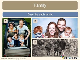 Reading - Family Routine -  ESL/ELL Lesson Plan