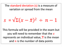 Standard deviation & the Student's t-test (OCR A-level Biology A ...