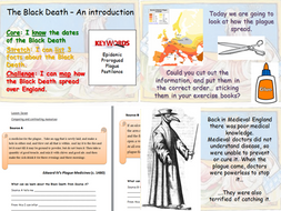 ks3 history the black death full scheme of work teaching resources