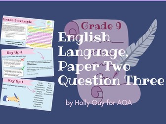 AQA English Language Paper 2, Question 3 — PETAL + WEC Masterclass (GRADE 9)