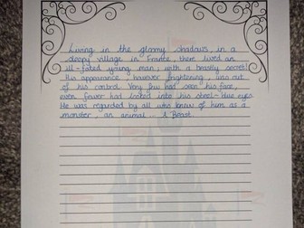 Fairytale Castle Inspired Writing Frame