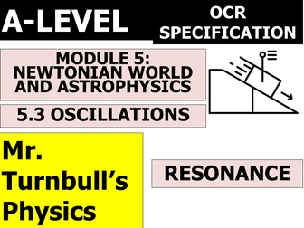 Resonance (OCR A-Level Physics)