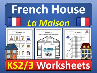French House La Maison Worksheets