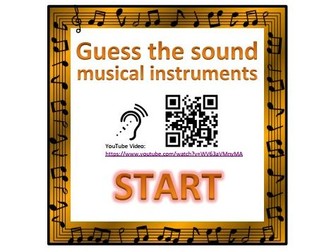 Blue Bot Mat - Guess the Sound - Musical Instruments - Activity