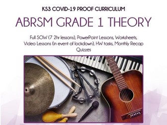 COVID-19 Proof - KS3 ABRSM Grade 1 Theory SOW