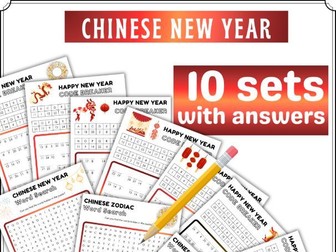 Engage Students in Chinese New Year Celebrations with Exciting Code Breaker Sets and Word Searches!