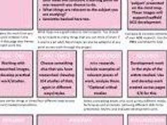 Project outline sheet for student use