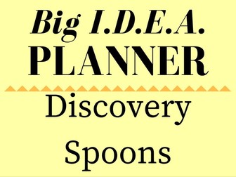 Discovery Bag of Spoons Big I.D.E.A. Planner