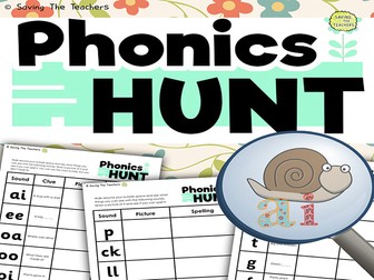 Phonics Hunt Outdoor Activity