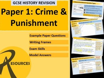 GCSE History (Edexcel) Exam Technique  Revision & Past Exam Questions: Crime & Punishment