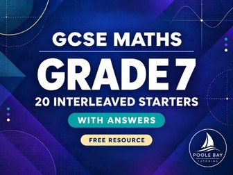 GCSE Maths Grade 7 Starter Set