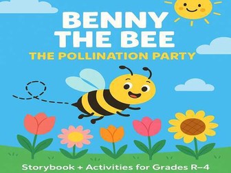 Benny the Bee – Pollination Story + Activities | Science + Reading Printable