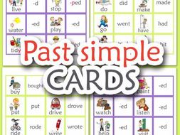 Beautiful 10 Past Simple Card Game
