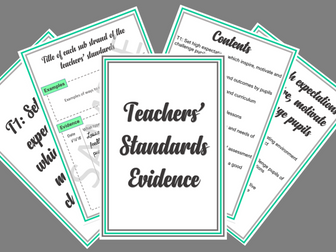 Teachers' Standard Folder