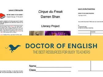 Cirque du Freak SOW (Literacy and Language Skills Booklet)