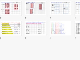 Maths 6 times tables pack