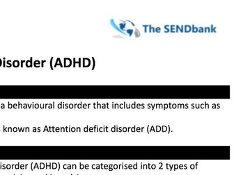 SEND Advice: ADHD
