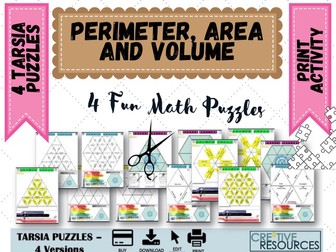 Perimeter, area volume Puzzles