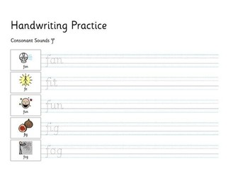 Complex Speed Sound Chart Worksheets – 100 Illustrated Handwriting & Spelling Sheets