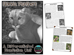 Differentiated Nonfiction Unit: Florida Panthers