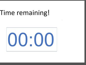 PowerPoint Countdown Timer