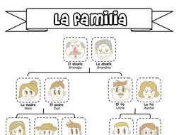 spanish ks3 la familia booklet of activities teaching resources