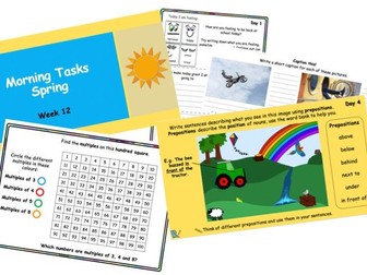 Year 3 Spring Morning Work