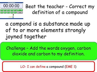 Compounds for low ability KS3