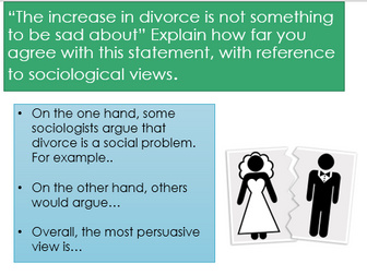 Sociological perspectives on divorce