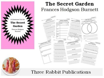 The Secret Garden Novel Study - Frances Hodgson Burnett