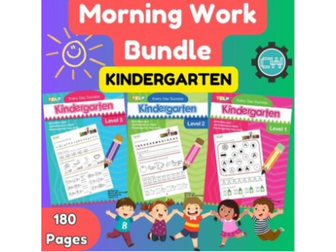 Morning Work Pack: Comprehensive Kindergarten Learning Resource