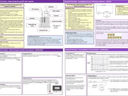 physics gcse aqa handouts practicals required revision activities paper information