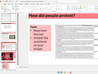 OC R B GCSE history living under nazi rule lesson 13-wartime opposition