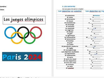 Los juegos olímpicos - the Olympic games Spanish version