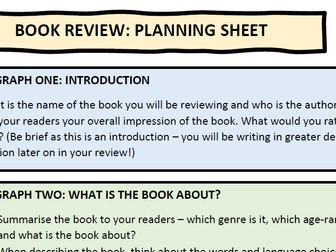 HOW TO STRUCTURE A BOOK REVIEW