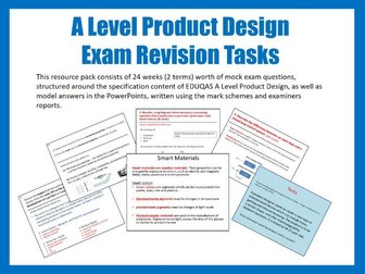 A Level Product Design Revision Tasks