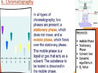 AQA Chemistry Required Practical, Chromatography (6)