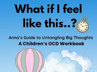 Children's OCD Workbook | CBT Coping Skills Activities, Anxiety Relief (Instant Download)