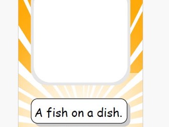 Read and draw the sentence - digraphs