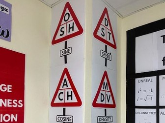Maths Posters - Memory Triangle Signposts