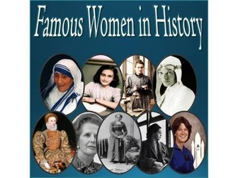 Famous Important Women in History - Informational Editable PowerPoint Slideshow