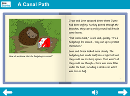 A Canal Path Walk Interactive Storybook - Independent Reader Level - PSHE KS1