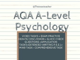 AQA Psychology the cognitive approach