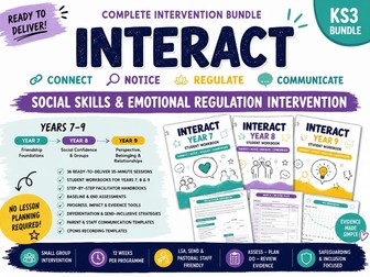 INTERACT | KS3 Social Skills & Emotional Regulation Intervention | Years 7–9