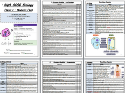 2019 exam paper triple c 1 Biology AQA Revision Paper GCSE Exam Questions, Mark