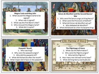 Power and the People revision cards AQA GCSE History